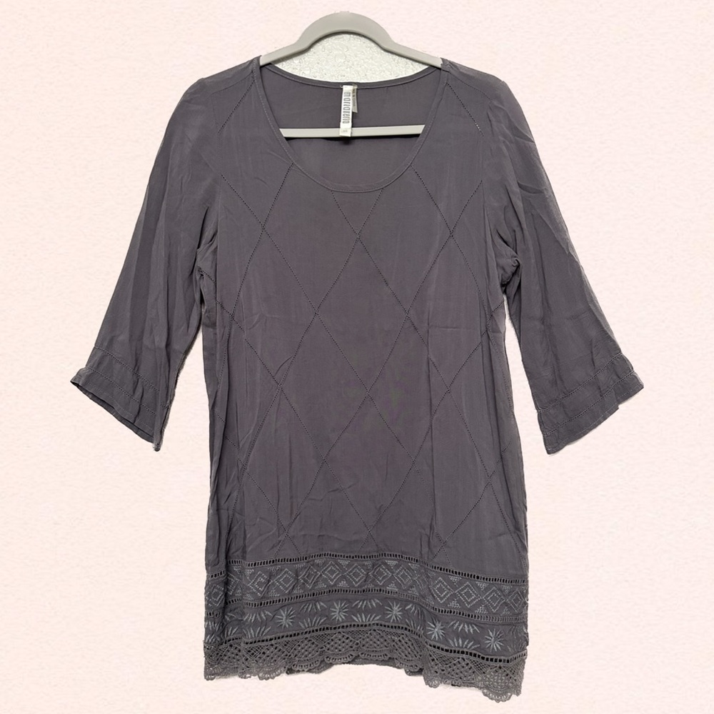 Mallarello Gray Tunic Size Small